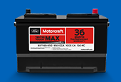 Motorcraft® Tested Tough® MAX Battery