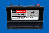 Motorcraft® Tested Tough® PLUS Battery